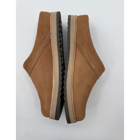 Merrell Suede Juno Slip-On Clogs Womens Size 8 Light Brown Comfort Casual Shoe - Picture 5 of 8